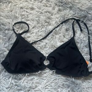 Black Triangle Bikini Top